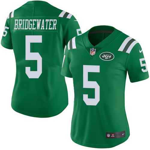 Women Nike Jets 5 Teddy Bridgewater Green Color Rush Limited Jersey Dzhi,We sell and wholesale Women Nike Jets 5 Teddy Bridgewater Green Color Rush Limited Jersey Dzhi on line form chian!